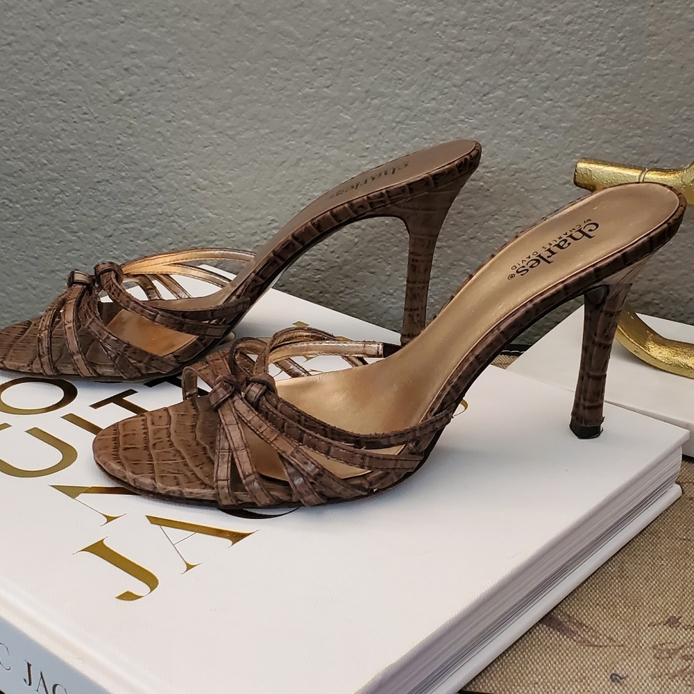 Charles David Slides Sandals Shoes 8M